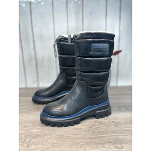 Calvin Klein Women's Laeton Boots - Black/Blue 5M